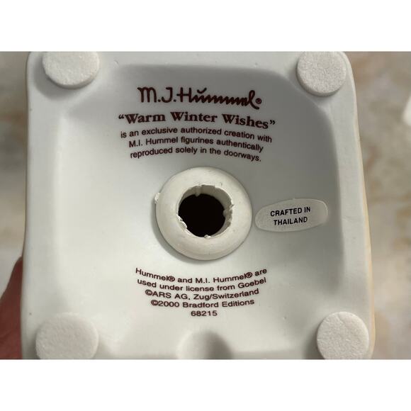 VTG M.I. Hummel Bavarian Village Christmas Ornaments Set of 2 "Village Pharmacy" - Picture 5 of 8